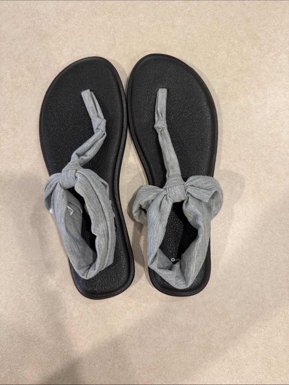 Sanuk Gray Bubble Sling Black Sandals
